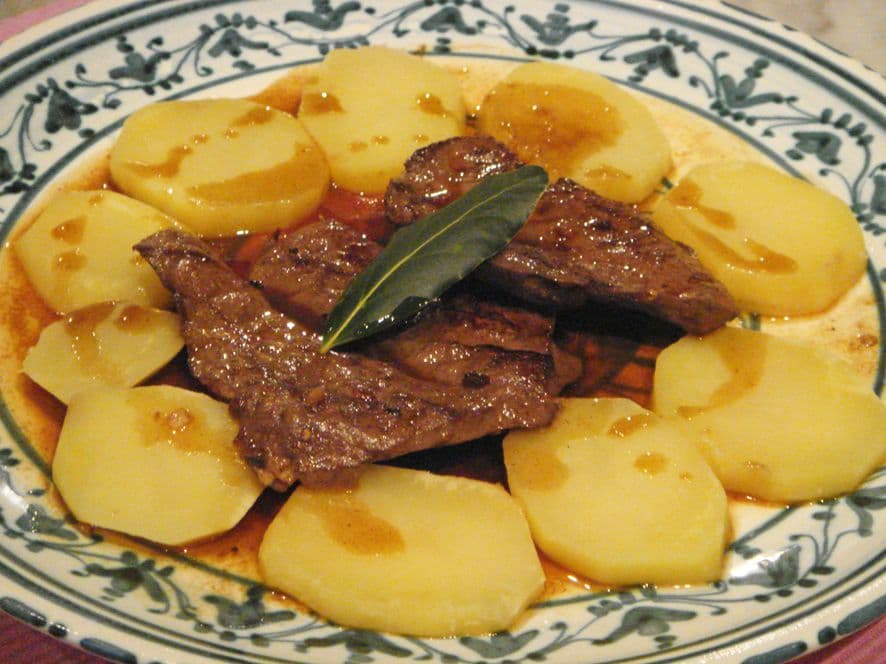 Iscas à Portuguesa - Portuguese gastronomy